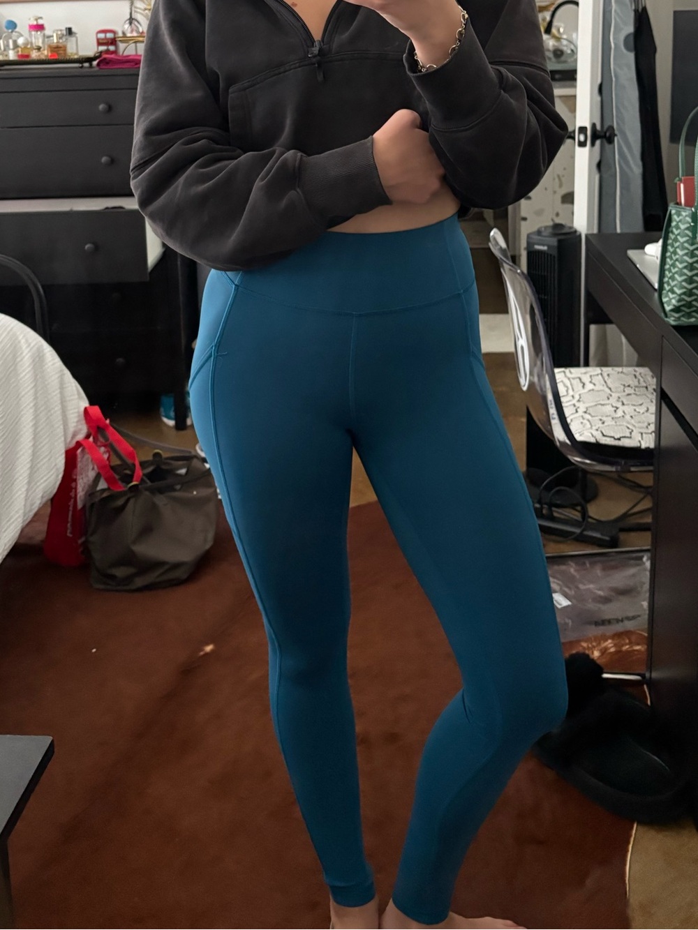 LULULEMON teal leggings